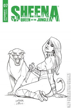 Variant Cover for Sheena, Queen of the Jungle #7