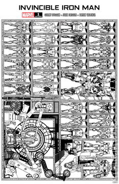 Variant Cover for Invincible Iron Man #1
