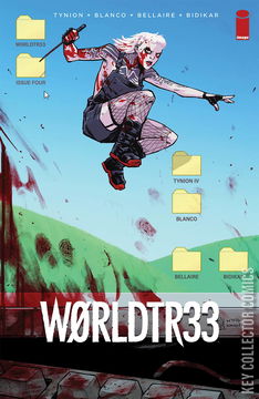 Variant Cover for W0rldtr33 #4