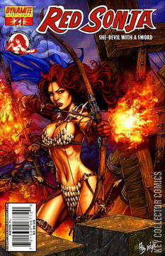 Variant Cover for Red Sonja #21