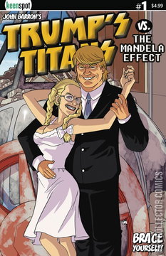 Variant Cover for Trump's Titans vs. Mandela Effect #1