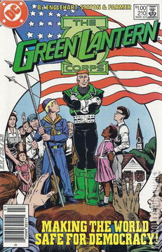 Variant Cover for Green Lantern Corps #210