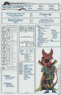 Variant Cover for Rick and Morty vs. Dungeons & Dragons #2