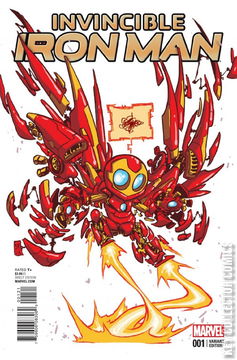 Variant Cover for Invincible Iron Man #1