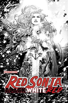 Variant Cover for Red Sonja: Black, White, Red #2