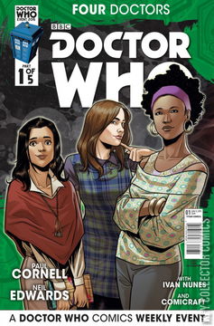 Variant Cover for Doctor Who: Four Doctors #1