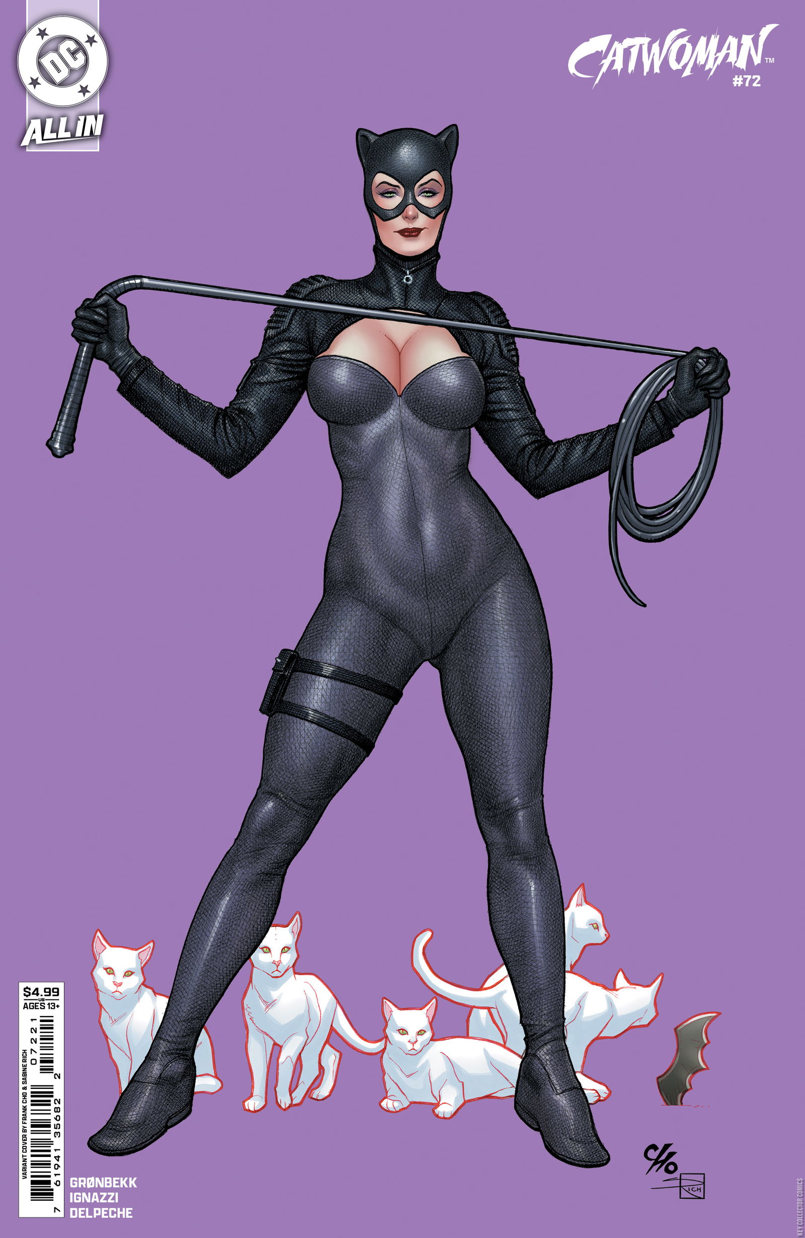 Variant Cover for Catwoman #72