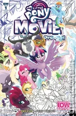 Variant Cover for My Little Pony: Movie Prequel #1