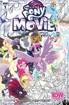 Variant Cover for My Little Pony: Movie Prequel #1