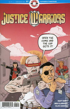 Variant Cover for Justice Warriors #1