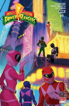 Variant Cover for Mighty Morphin Power Rangers #1