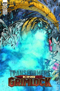 Variant Cover for Transformers: King Grimlock #5