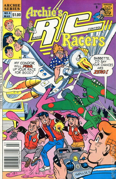 Archie's R/C Racers #4 Published March 1990 | Key Colle