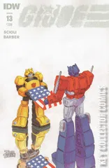 Cover for Transformers vs. G.I. Joe #13