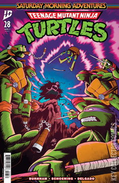 Variant Cover for Teenage Mutant Ninja Turtles: Saturday Morning Adventures #28