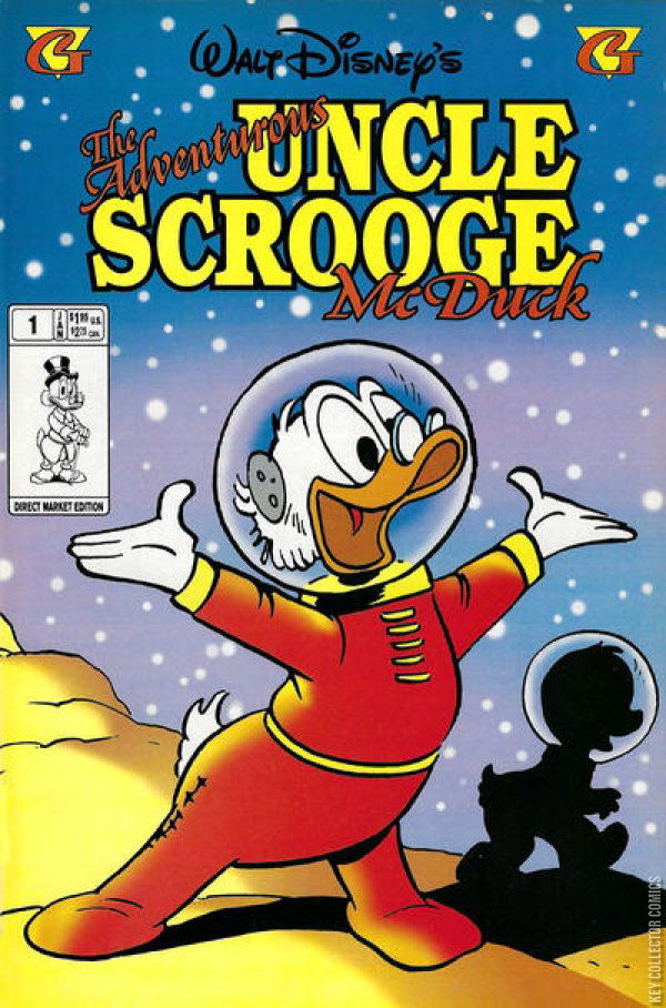 Adventurous Uncle Scrooge Mcduck By Gladstone Key Collector Comics