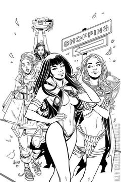 Variant Cover for Red Sonja and Vampirella Meet Betty and Veronica #10