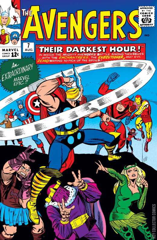 Avengers, The #7 Published August 1964 | Key Collector