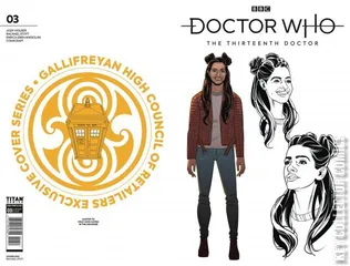 Variant Cover for Doctor Who: The Thirteenth Doctor #3