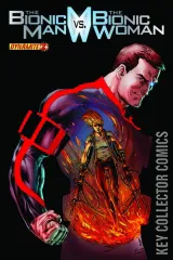 Variant Cover for The Bionic Man vs. The Bionic Woman #2