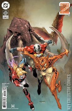 Variant Cover for Justice League vs. Godzilla vs. Kong #4