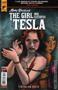Variant Cover for Minky Woodcock: The Girl Who Electrified Tesla #4