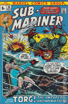 Variant Cover for Sub-Mariner #55