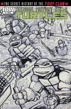 Variant Cover for Teenage Mutant Ninja Turtles: The Secret History of the Foot Clan #1
