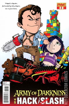 Variant Cover for Army of Darkness vs. Hack / Slash #1