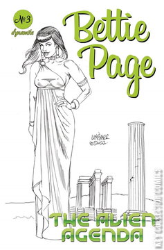 Variant Cover for Bettie Page: Alien Agenda #3