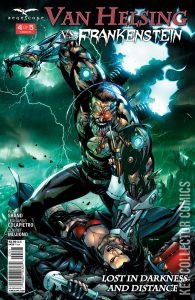 Variant Cover for Van Helsing vs. Frankenstein #4