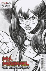 Variant Cover for Ms. Marvel: The New Mutant #1