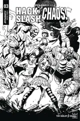 Cover for Hack / Slash vs. Chaos #3
