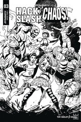 Variant Cover for Hack / Slash vs. Chaos #3
