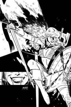 Variant Cover for Vampirella / Red Sonja #4