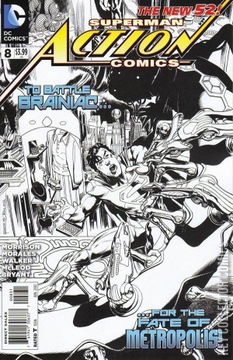 Variant Cover for Action Comics #8