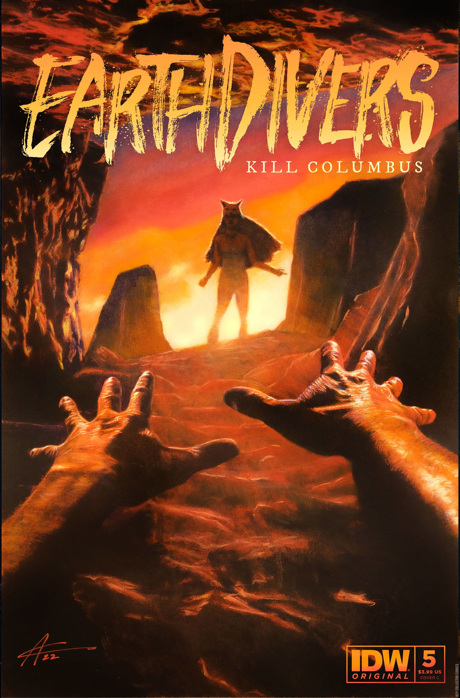 Variant Cover for Earthdivers #5