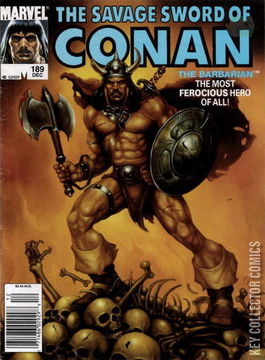 Variant Cover for Savage Sword of Conan, The #189