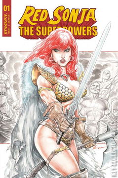 Variant Cover for Red Sonja: The Superpowers #1