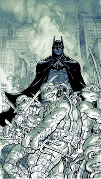 Variant Cover for Batman / Teenage Mutant Ninja Turtles #1