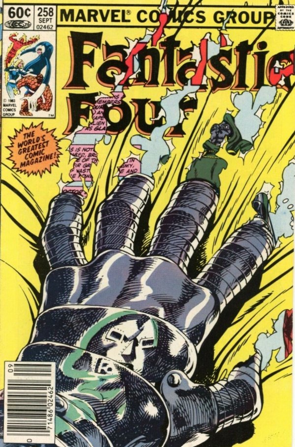 Variant Cover for Fantastic Four #258