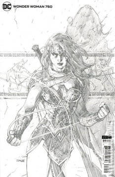 Variant Cover for Wonder Woman #750