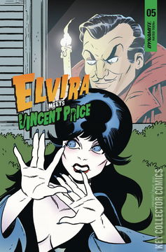 Variant Cover for Elvira Meets Vincent Price #5