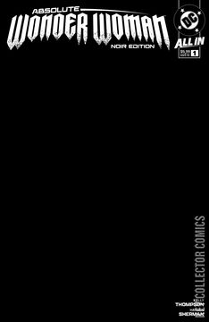 Variant Cover for Absolute Wonder: Woman Noir Edition #1