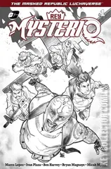 Variant Cover for Masked Republic Luchaverse: Rey Mysterio #1