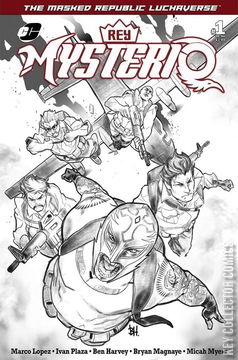 Variant Cover for Masked Republic Luchaverse: Rey Mysterio #1