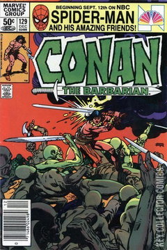 Variant Cover for Conan the Barbarian #129