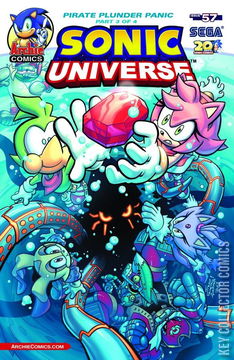 Variant Cover for Sonic Universe #57