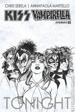 Variant Cover for KISS / Vampirella #2