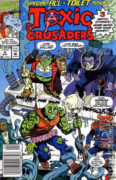 Variant Cover for Toxic Crusaders #4